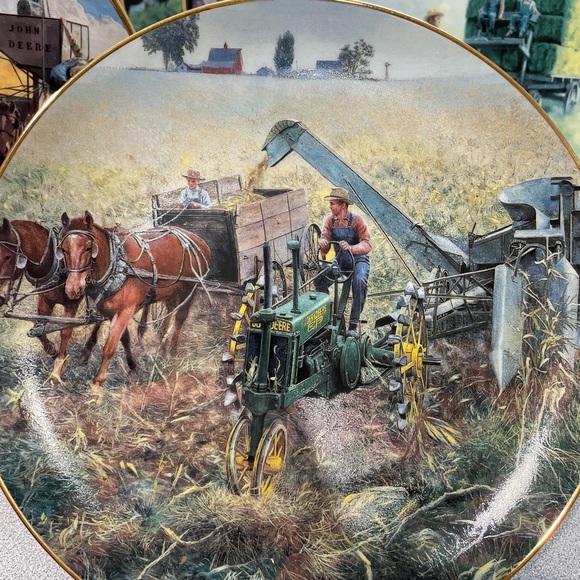 Set of 8 Danbury Mint  Farmland Memories Collection s - Picture 14 of 14